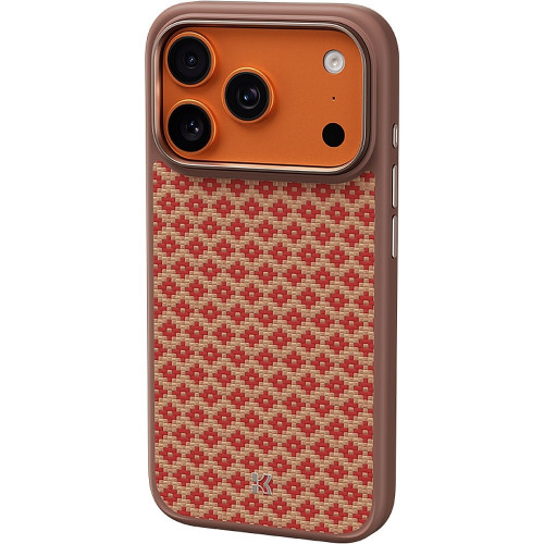 Benks Etui Magnetic Armor Pro Armor Grid Kevlar Metal Frame 600D (YB69) do Iphone 17 Pro pomarańczowe