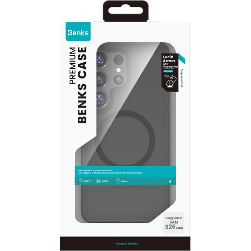 Benks Etui Magnetic Lucid Armor (A049) do Samsung Galaxy S26 Plus czarny