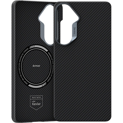 Benks Etui Magnetic Armor Air Kevlar Metal Frame 600D (J049) do Samsung Galaxy S26 Plus czarny
