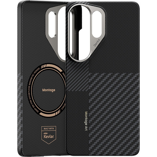 Benks Etui Montage Magnetic Armor Air Kevlar Metal Frame 600D+1500D (C.K.FL.SA.BK.F050) do Samsung Galaxy S26 Ultra czarny