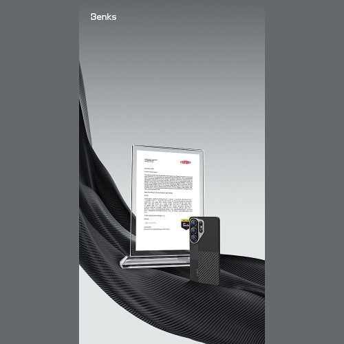 Benks Etui Montage Magnetic Armor Air Kevlar Metal Frame 600D+1500D (C.K.FL.SA.BK.F050) do Samsung Galaxy S26 Ultra czarny