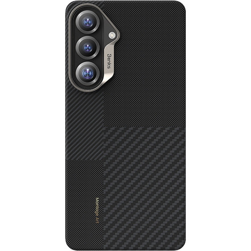 Benks Etui Montage Magnetic Armor Air Kevlar Metal Frame 600D+1500D (F048) do Samsung Galaxy S26 czarny
