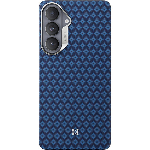 Benks Etui Magnetic Armor Air Armor Grid Kevlar Metal Frame 600D (A048) do Samsung Galaxy S26 niebieskie