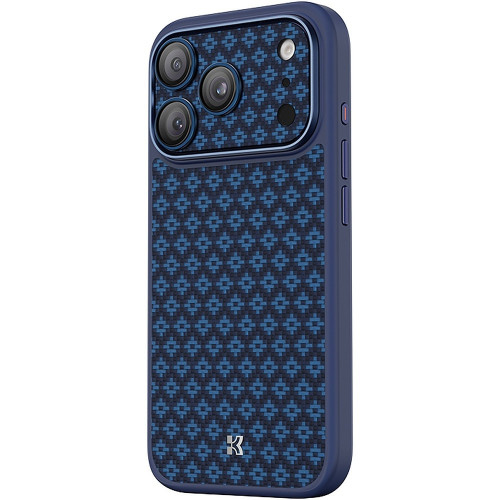 Benks Tempered Glass Armor Warrior Lens (C.M.SX.AP.FL.BE69) for iPhone 17 Pro ArmorGrid blue (island)