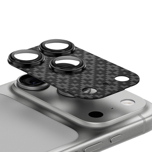 Benks Tempered Glass Armor Warrior Lens (BF70) for iPhone 17 Pro Max ArmorGrid black (island)