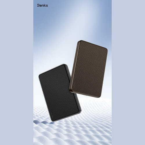 Benks Power Bank 10000mAh MP17 Armor Tint Gold - Type C - magnetic with wireless charging
