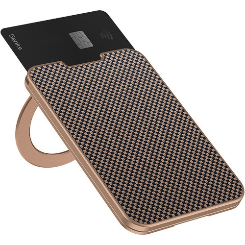 Benks Wallet Stand Magnetic ArmorGo Kevlar Gold
