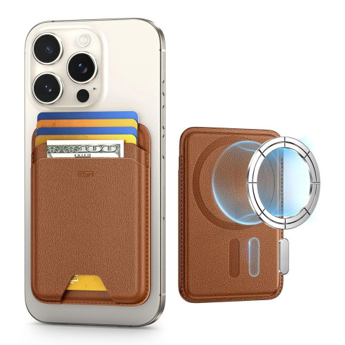 Esr Classic Rfid Magnetic Wallet Magsafe Caramel Brown