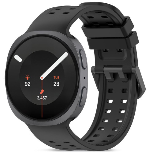 Tech-protect Silicone Air Samsung Galaxy Watch 8 / 9 / Classic (40 / 44 / 46 Mm) Black