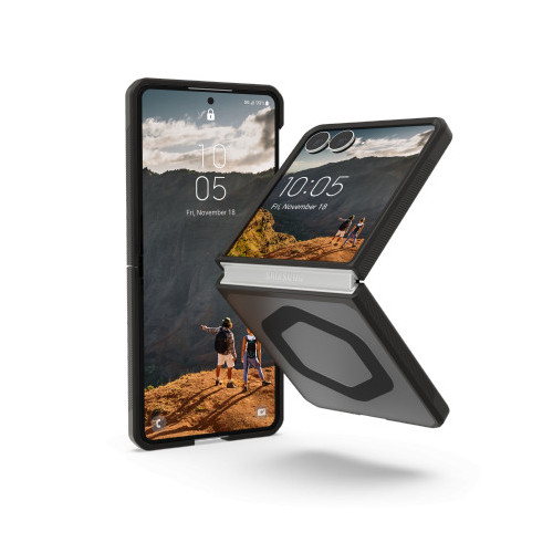 UAG Mouve - case with built-in magnetic module for Samsung Galaxy Z Flip 8 (ash)