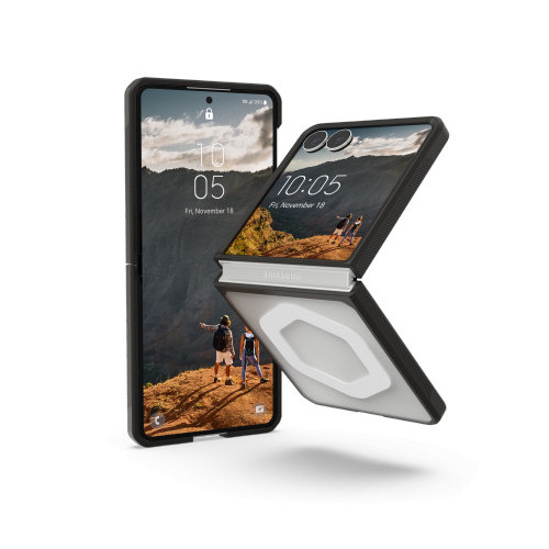 UAG Mouve - pouzdro s vestavěným magnetickým modulem pro Samsung Galaxy Z Flip 8 (ice)