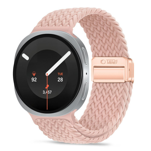 Tech-protect Nylonmag Samsung Galaxy Watch 8 / 9 / Classic (40 / 44 / 46 Mm) Dusty Rose