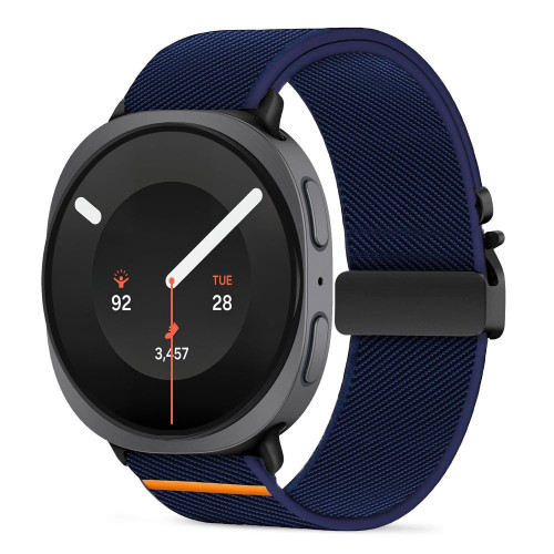 Tech-protect Nylon Clasp Samsung Galaxy Watch 8 / 9 / Classic (40 / 44 / 46 Mm) Navy Blue