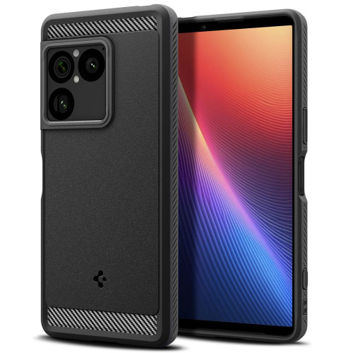 Spigen Rugged Armor Sony Xperia 1 Viii Matte Black