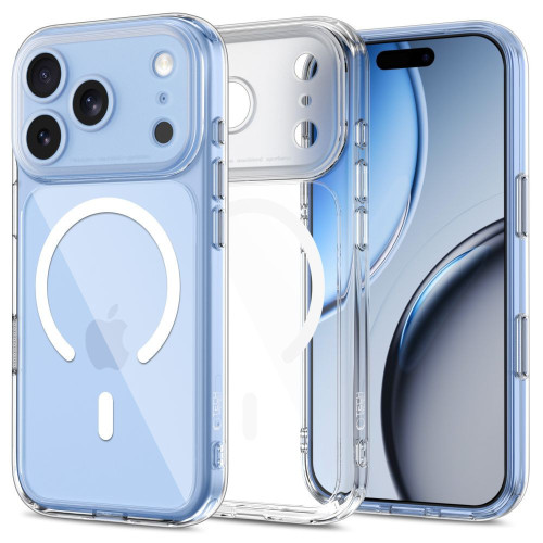 Etui Tech-Protect MagPeak MagSafe CC do Apple iPhone 17 Pro Max / 18 Pro Max Clear