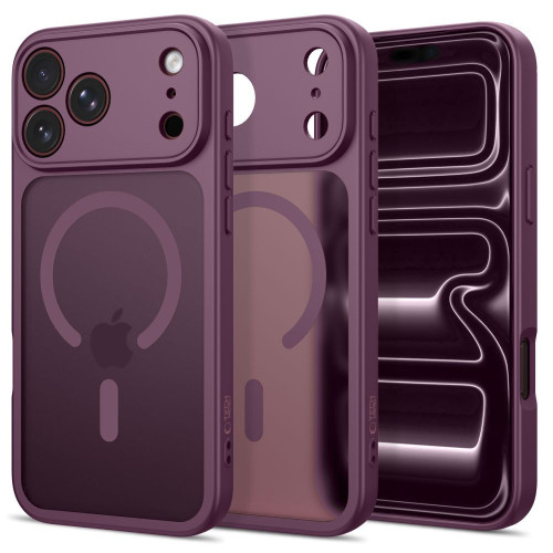 Etui Tech-Protect BasicMag MagSafe do Apple iPhone 17 Pro / 18 Pro Matte Dark Cherry