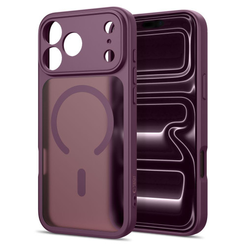Etui Tech-Protect BasicMag MagSafe do Apple iPhone 17 Pro / 18 Pro Matte Dark Cherry