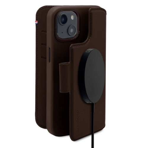 Decoded Detachable Wallet – skórzana obudowa ochronna do iPhone 14 Plus kompatybilna z MagSafe (brown)