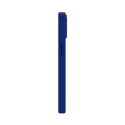 Decoded - silicone protective case for iPhone 15 Plus compatible with MagSafe (galactic blue)