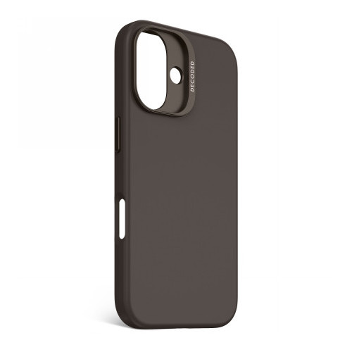 Decoded AntiMicrobial Silicone Backcover - silicone protective case for iPhone 16 compatible with MagSafe (phantom)