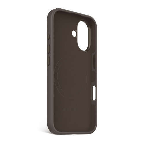 Decoded AntiMicrobial Silicone Backcover - silicone protective case for iPhone 16 compatible with MagSafe (phantom)