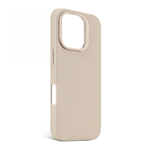 Decoded Leather Backcover - leather protective case for iPhone 16 Pro compatible with MagSafe (clay)