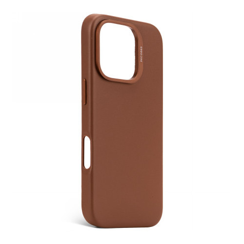 Decoded Leather Backcover - leather protective case for iPhone 16 Pro compatible with MagSafe (tan)