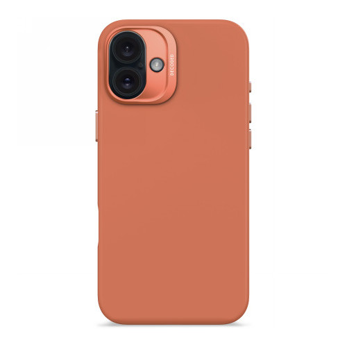 Decoded AntiMicrobial Silicone Backcover - silikonowa obudowa ochronna do iPhone 16 Plus kompatybilna z MagSafe (sand stone)