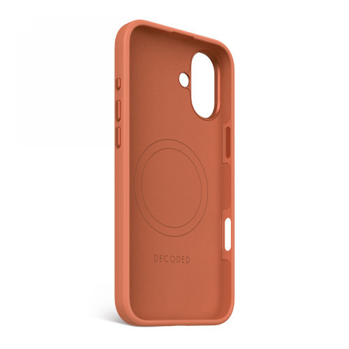 Decoded AntiMicrobial Silicone Backcover - silikonowa obudowa ochronna do iPhone 16 Plus kompatybilna z MagSafe (sand stone)