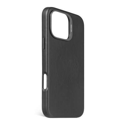 Decoded Leather Backcover - skórzana obudowa ochronna do iPhone 16 Pro Max kompatybilna z MagSafe (black)