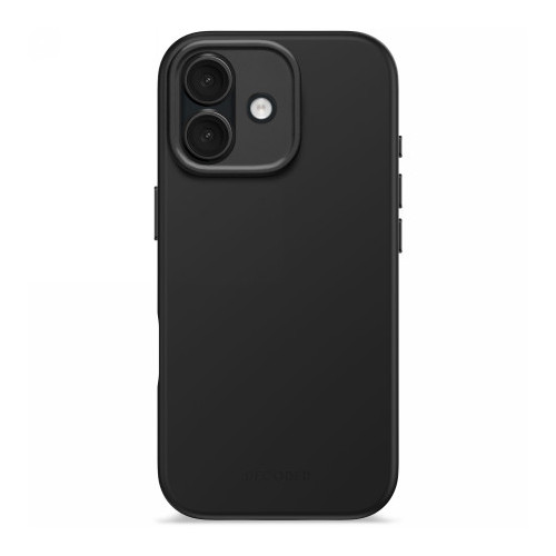 Decoded AntiMicrobial Silicone Backcover - silikonowa obudowa ochronna do iPhone 17 kompatybilna z MagSafe (phantom black)