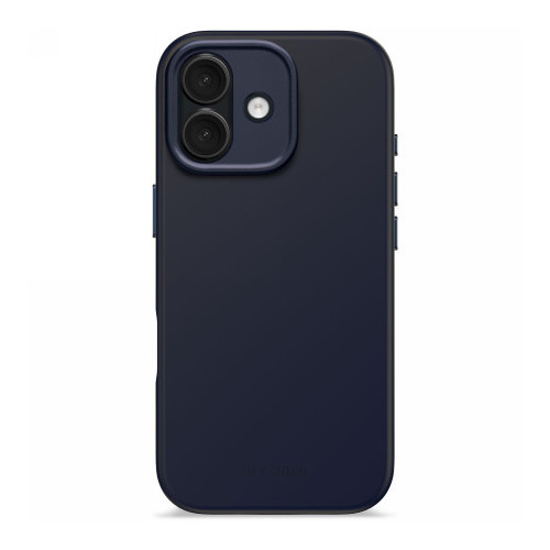 Decoded AntiMicrobial Silicone Backcover - silikonowa obudowa ochronna do iPhone 17 kompatybilna z MagSafe (true navy)