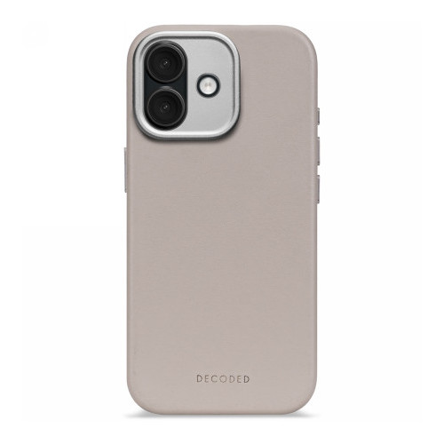 Decoded Leather Backcover - skórzana obudowa ochronna do iPhone 17 kompatybilna z MagSafe (solid clay)