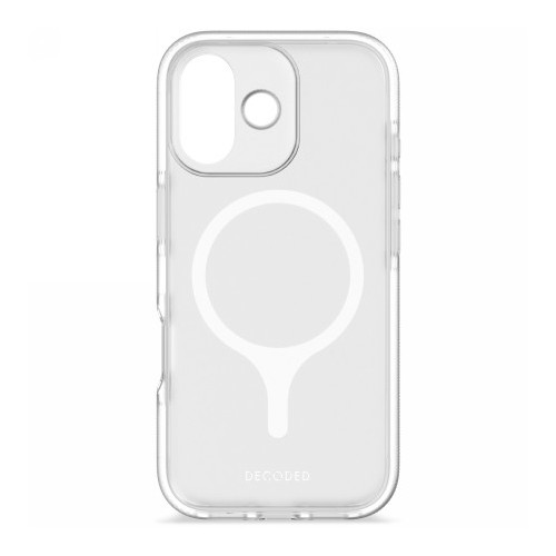 Decoded DropTec Transparent Backcover - obudowa ochronna do iPhone 17 kompatybilna z MagSafe (frosted white)