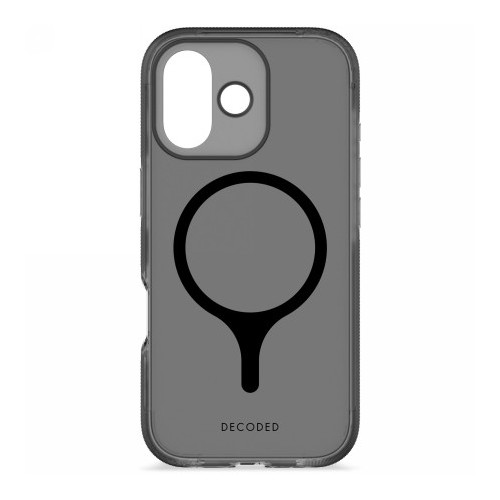 Decoded DropTec Transparent Backcover - obudowa ochronna do iPhone 17 kompatybilna z MagSafe (frosted black)