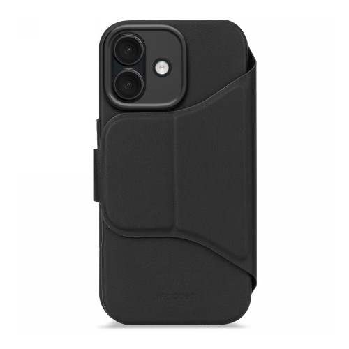 Decoded Textured Silicone Detachable Wallet - obudowa ochronna do iPhone 17 kompatybilna z MagSafe (phantom black)