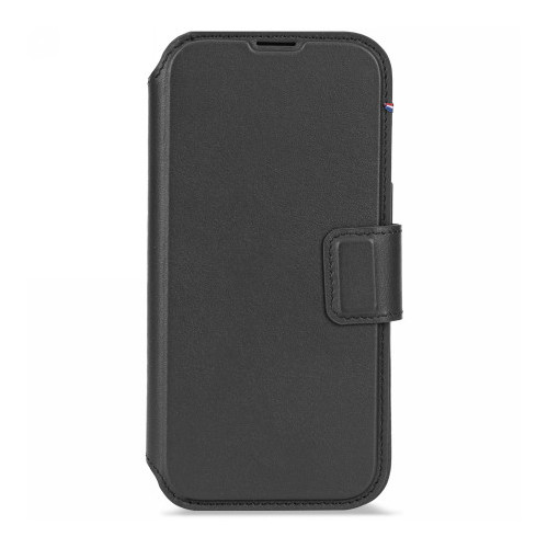 Decoded Leather Detachable Wallet - skórzana obudowa ochronna do iPhone 17 kompatybilna z MagSafe (black)