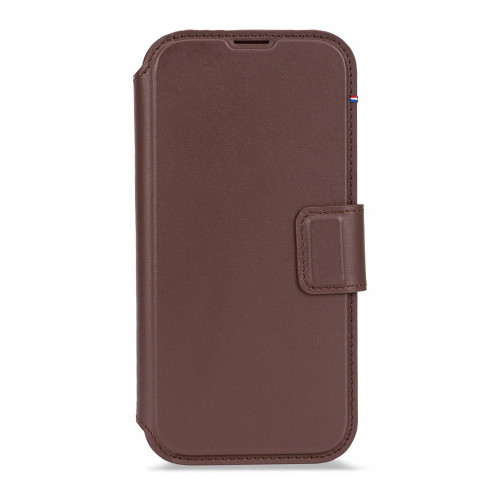 Decoded Leather Detachable Wallet - skórzana obudowa ochronna do iPhone 17 kompatybilna z MagSafe (chocolat brown)