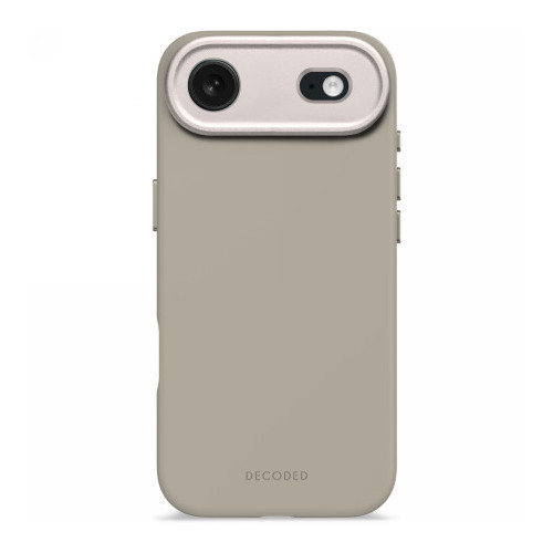 Decoded AntiMicrobial Silicone Backcover - silikonowa obudowa ochronna do iPhone 17 Air kompatybilna z MagSafe (soft taupe)