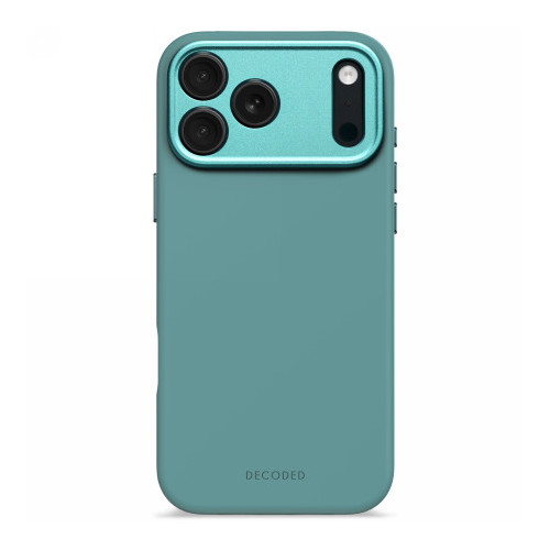 Decoded AntiMicrobial Silicone Backcover - silikonowa obudowa ochronna do iPhone 17 Pro Max kompatybilna z MagSafe (retro blue)