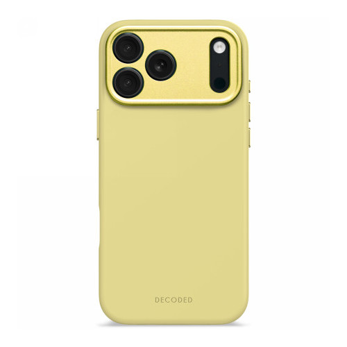 Decoded AntiMicrobial Silicone Backcover - silikonowa obudowa ochronna do iPhone 17 Pro Max kompatybilna z MagSafe (yuma yellow)