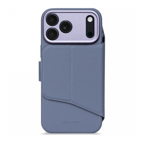 Decoded Textured Silicone Detachable Wallet - obudowa ochronna do iPhone 17 Pro Max kompatybilna z MagSafe (forever blue)