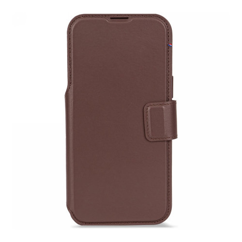 Decoded Leather Detachable Wallet - kožené ochranné pouzdro pro iPhone 17 Pro Max kompatibilní s MagSafe (čokoládově hnědá)