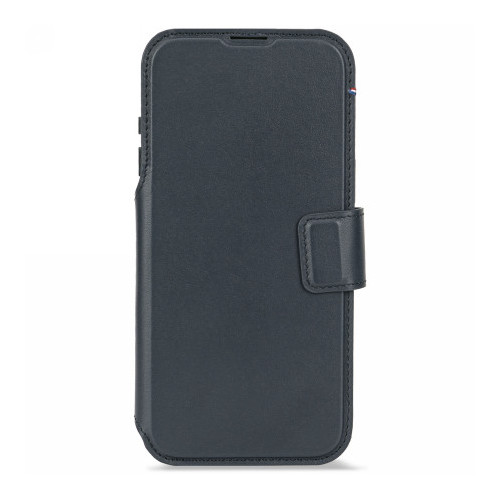 Decoded Leather Detachable Wallet - skórzana obudowa ochronna do iPhone 17 Pro Max kompatybilna z MagSafe (navy shadow)