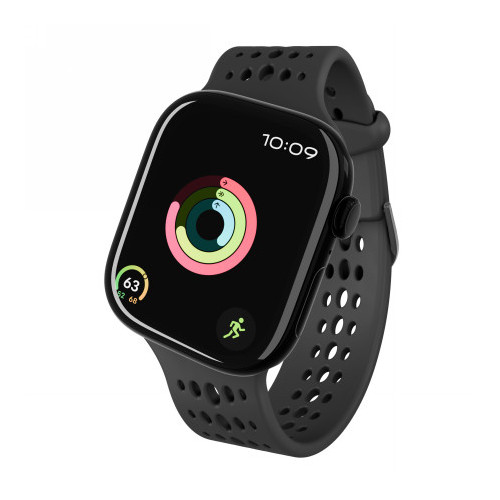 Decoded Silicone Ares O Band - silikonowy pasek do Apple Watch 38/40/41/42 mm (black)