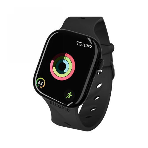 Decoded Silicone Ares Splice Band - silikonowy pasek do Apple Watch 38/40/41/42 mm (black)