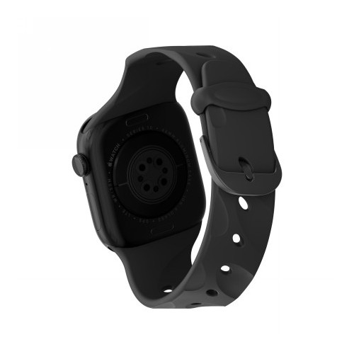 Decoded Silicone Ares Splice Band - silikonowy pasek do Apple Watch 38/40/41/42 mm (black)