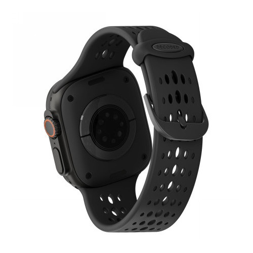 Decoded Silicone Ares O Band - silikonowy pasek do Apple Watch 44/45/46/49mm/ Ultra 1&2 (black)