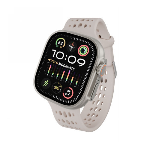 Decoded Silicone Ares O Band - silikonowy pasek do Apple Watch 44/45/46/49mm/ Ultra 1&2 (clay)
