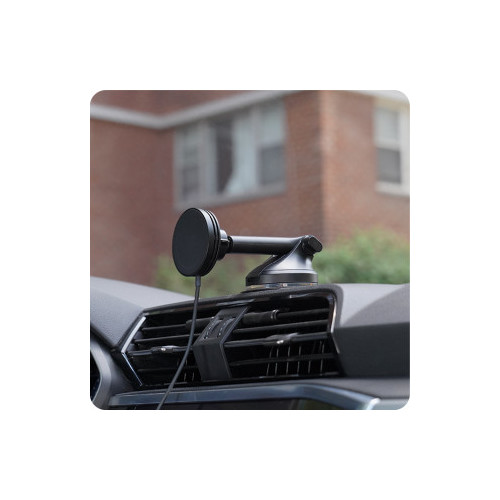 iOttie Velox Mini Qi2 Wireless Dash & Windshield Mount - car mount for phone on dashboard and windshield with 15W wireless charging